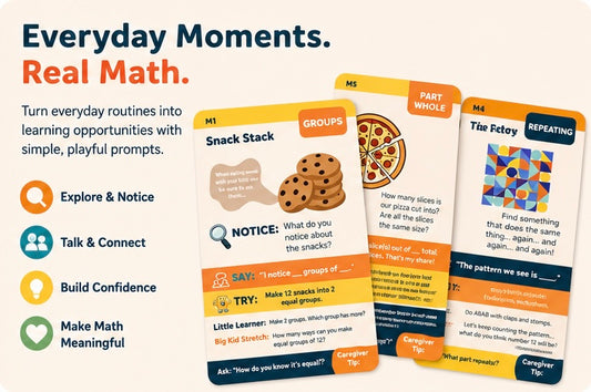 Math Lives Here™ - Activity Cards for Kids & Families